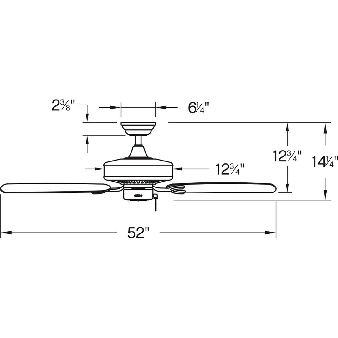 Oasis 60" Fan 901660FBN-NWA - Brushed Nickel