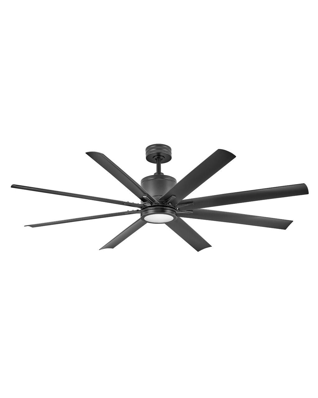 Vantage 66" LED Smart Fan 902466FMB-LWD - Black