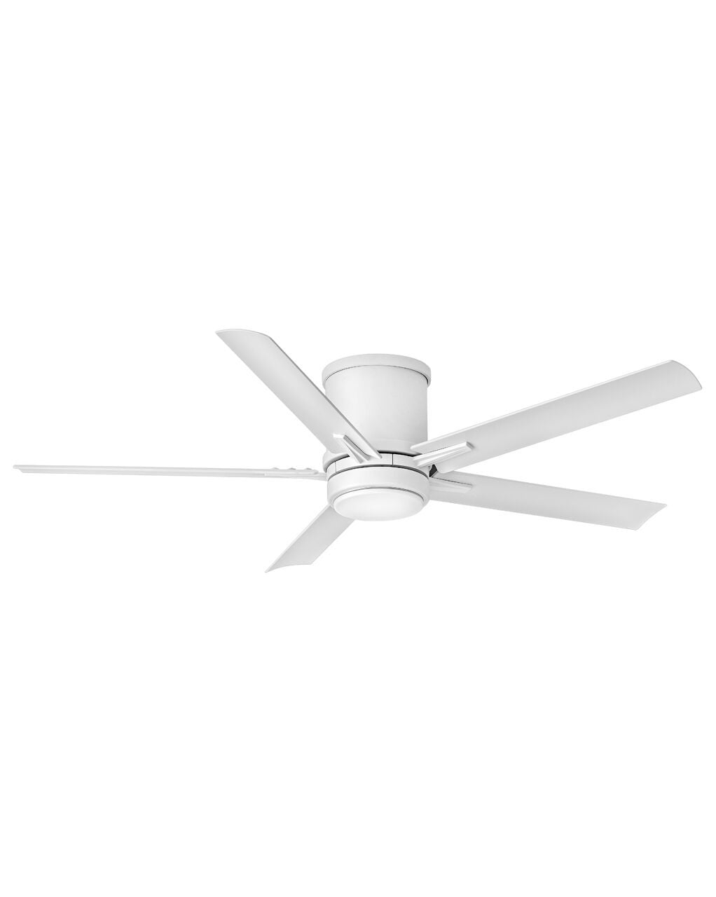 Vail Flush 52" LED Smart Fan 902552FMW-LWD - White