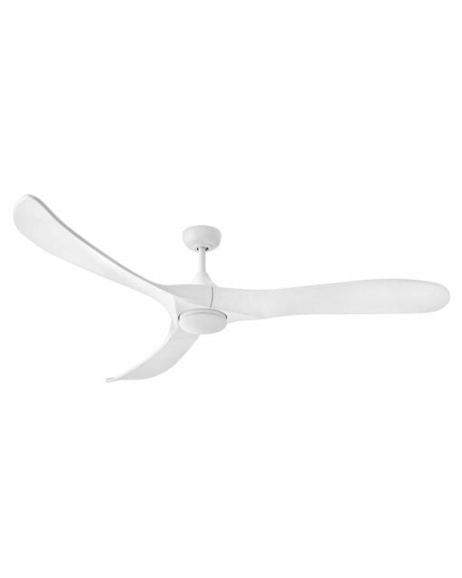 Swell Illuminated 72" LED Smart Fan 903872FWW-LDD - White