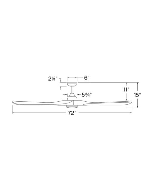 Swell Illuminated 72" LED Smart Fan 903872FWW-LDD - White