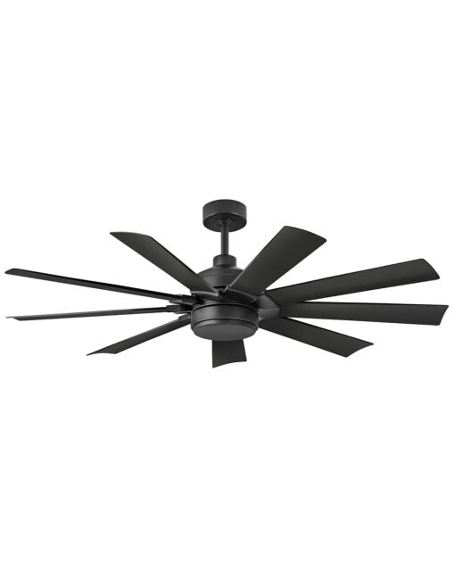 Turbine 60" LED Smart Fan New 904260FBB-LWD - Black