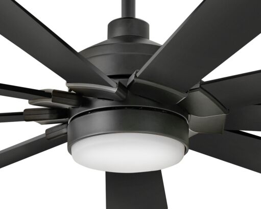 Turbine 60" LED Smart Fan New 904260FBB-LWD - Black