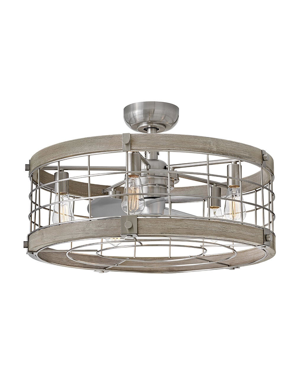 Bryce 27" LED Fandelier 904627FBN-LIA - Brushed Nickel