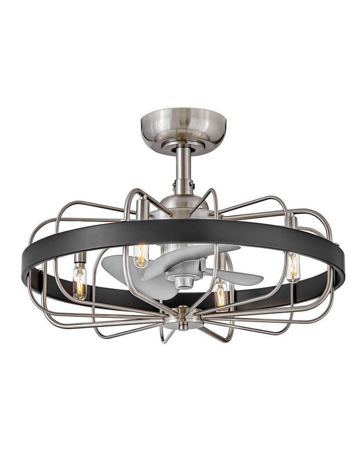 Eli 22" LED Fandelier 905022FBN-LIA - Brushed Nickel