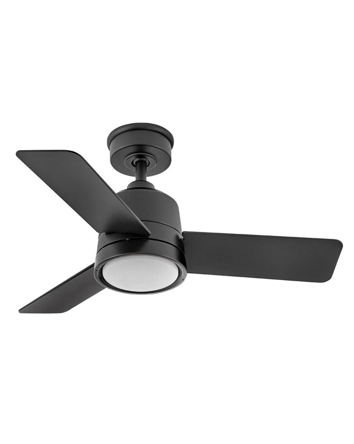 Chet 36" LED Fan 905236FMB-LWA - Black