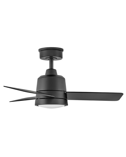 Chet 36" LED Fan 905236FMB-LWA - Black