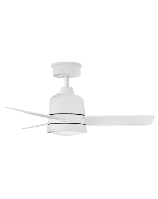 Chet 36" LED Fan 905236FMW-LWA - White