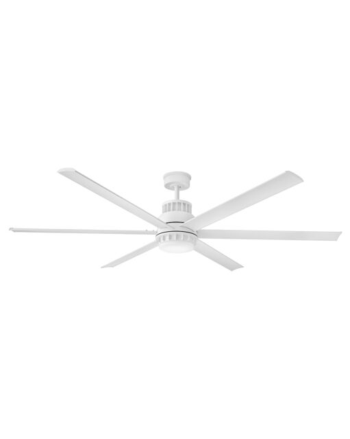 Draftsman 72" LED Smart Fan 905372FMW-LWD - White