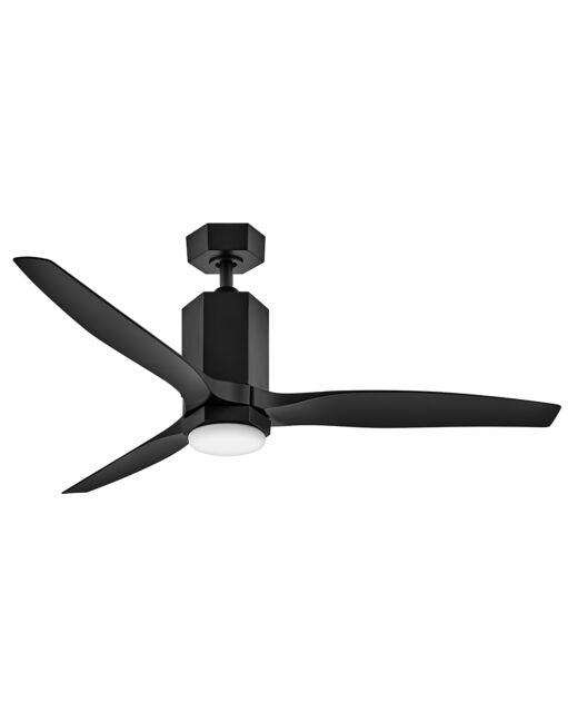 Facet 52" LED Smart Fan 905852FMB-LDD - Black