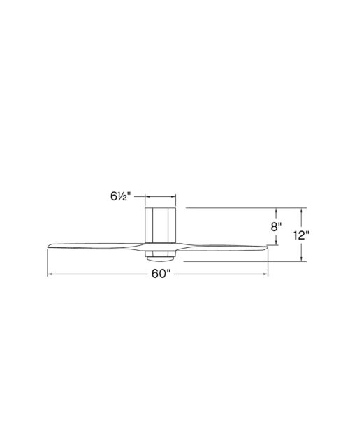 Facet 60" LED Smart Fan  905860FHB-LDD - Bronze