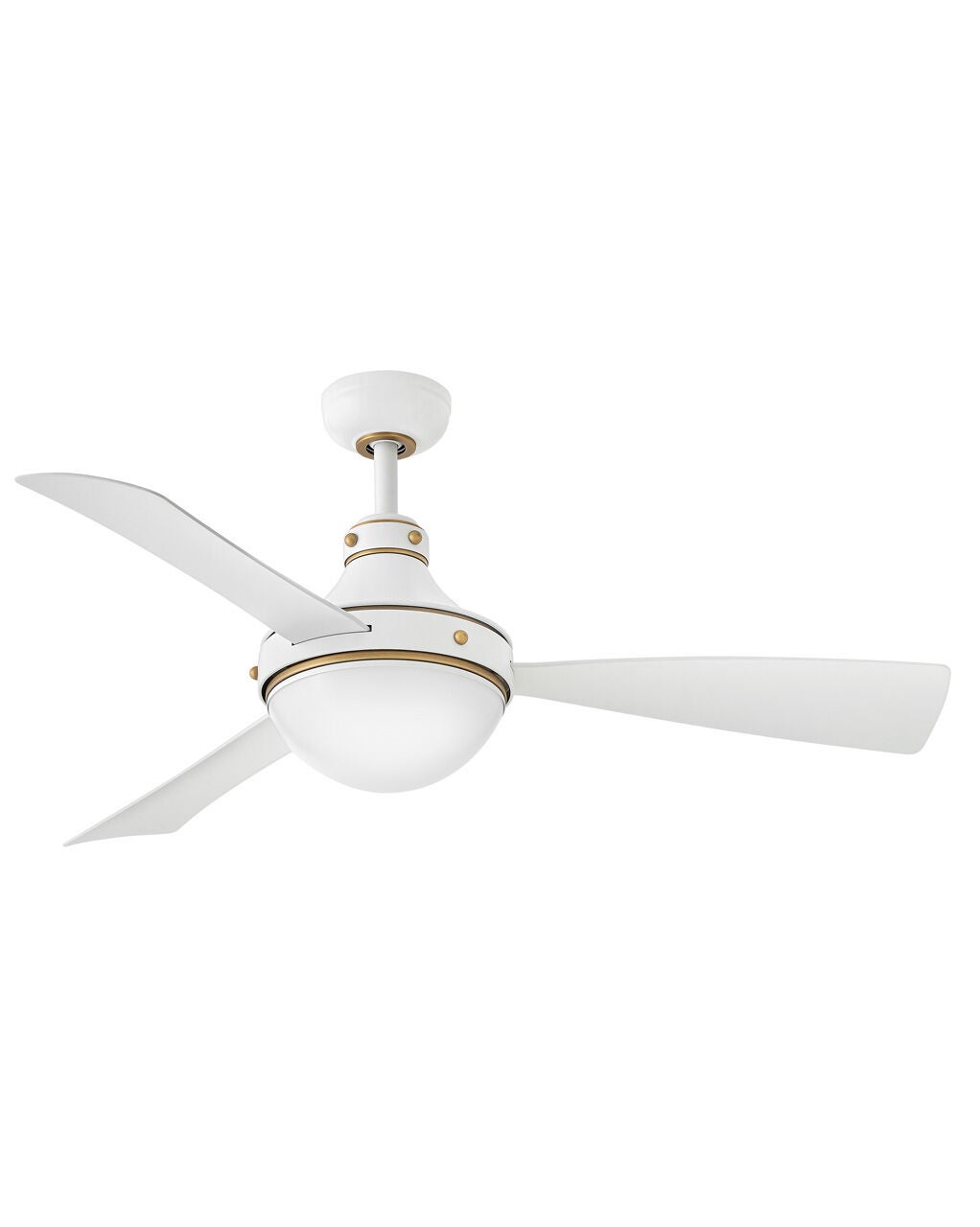 Oliver 50" LED Smart Fan 905950FMW-LWD - White