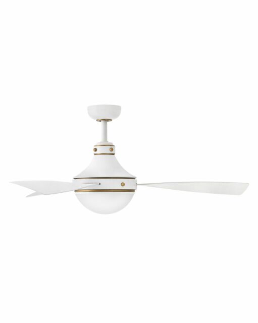 Oliver 50" LED Smart Fan 905950FMW-LWD - White