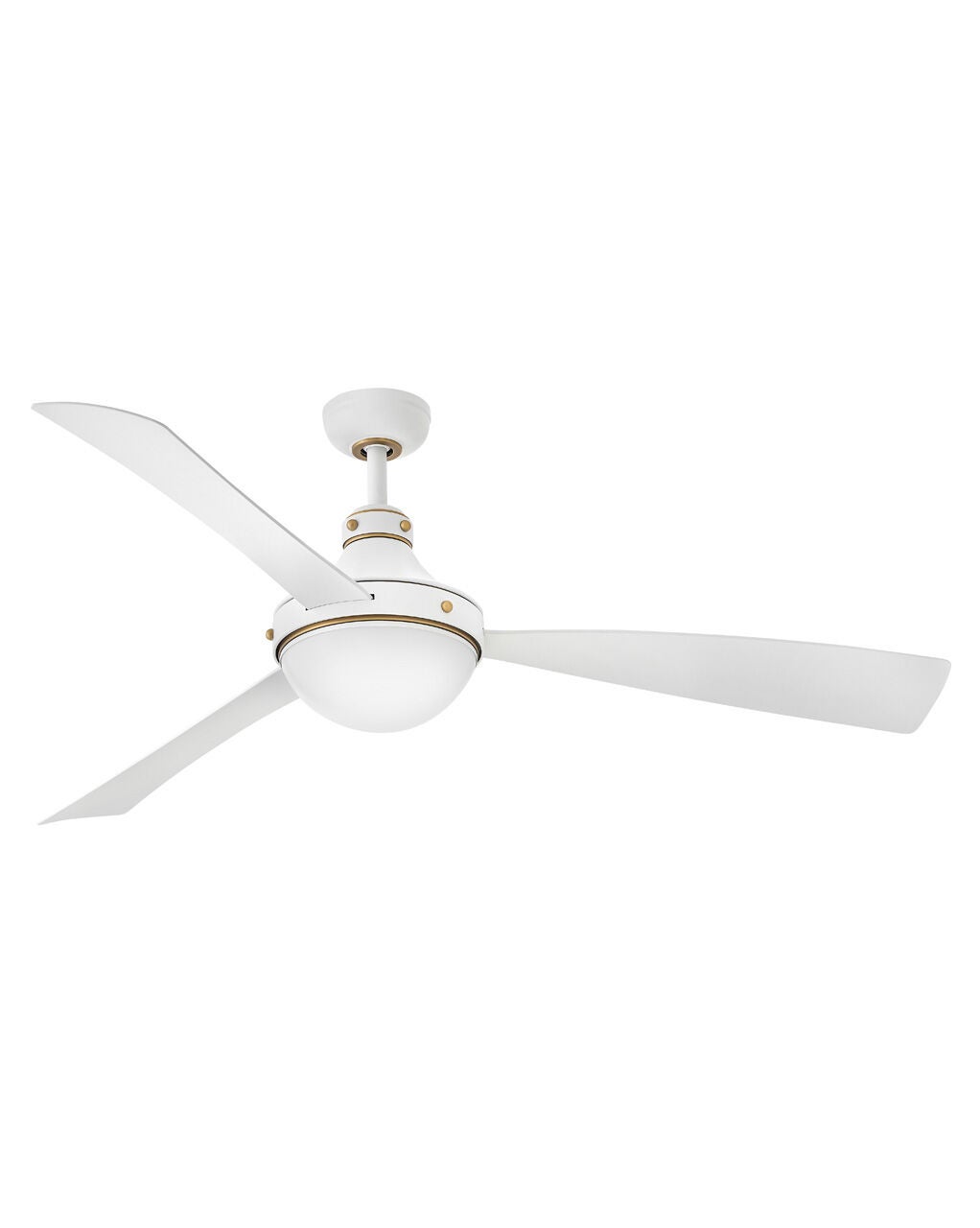 Oliver 62" LED Smart Fan 905962FMW-LWD - White