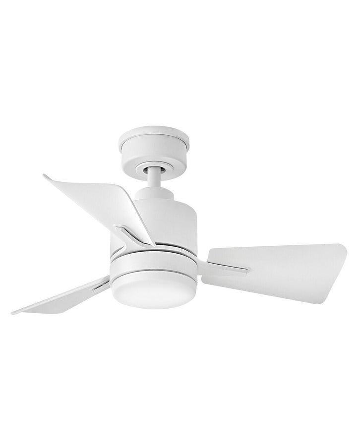 Atom 30" LED Fan 906030FMW-LDA - White