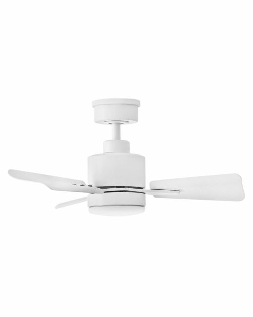 Atom 30" LED Fan 906030FMW-LDA - White