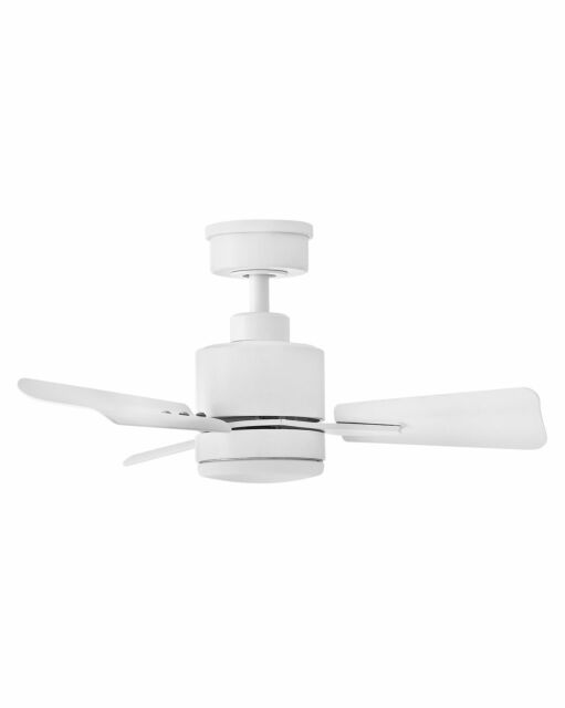 Atom 30" LED Fan 906030FMW-LDA - White