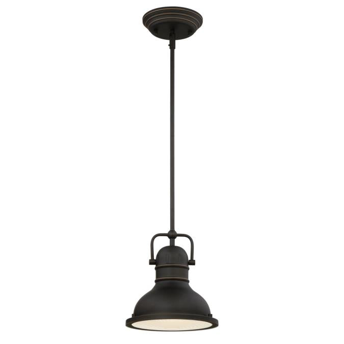 Westinghouse - Boswell Mini Pendant, Base E26 Medium, Integrated - Washed Copper