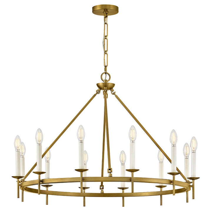 Copley 47476LCB  Large Ring Chandelier  - Bronze