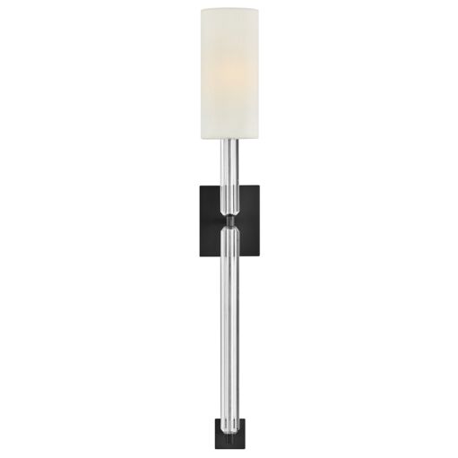 Anika 47610BK  Large Single Light Sconce - Black