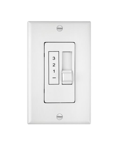 980012FWH - Wall Control 3 Speed 5 Amp - White