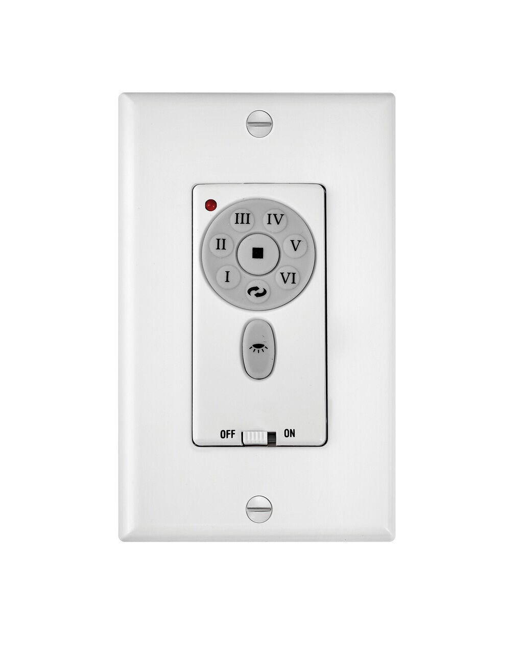 980013FAS - Wall Control 6 Speed DC - White