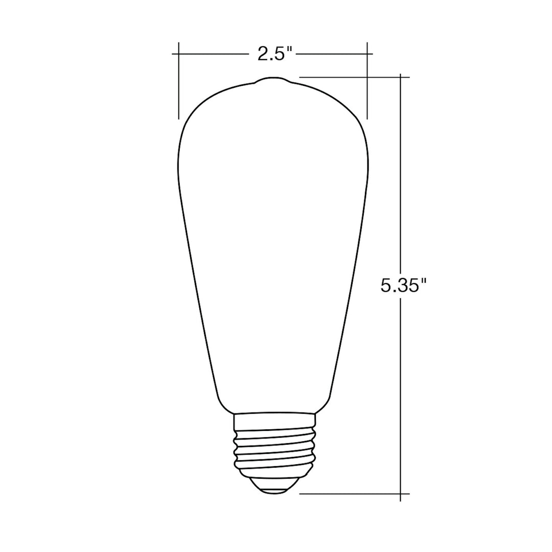 Filament ST64 Edison Shape 30k 4W