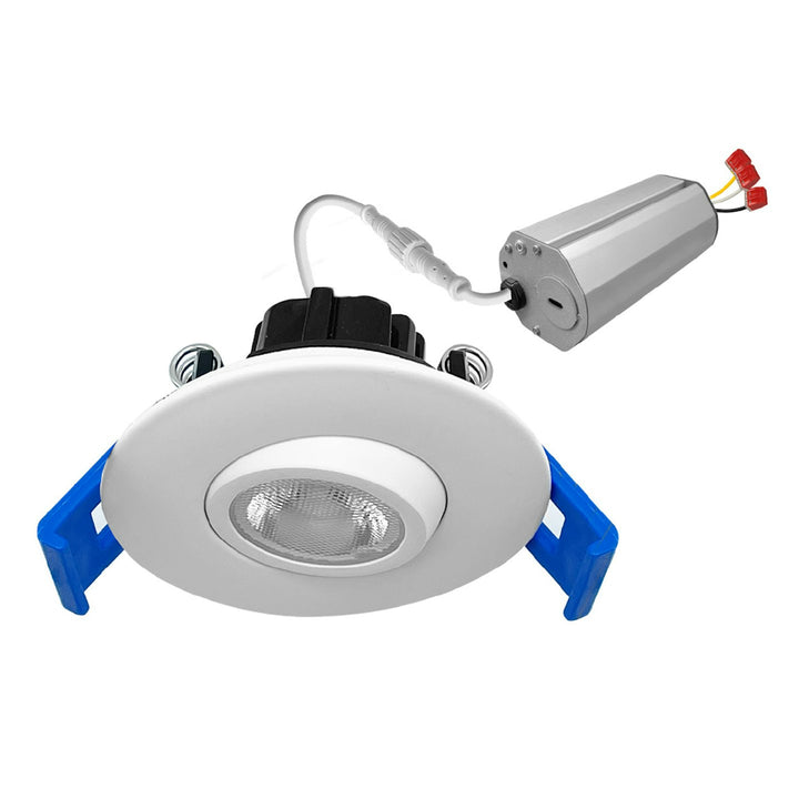 2" Gimbal Downlight: SnapTrim-Line 5CCT Selectable 5W - White