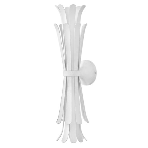 Reina 47690TXP  Large Two Light Sconce - Silver