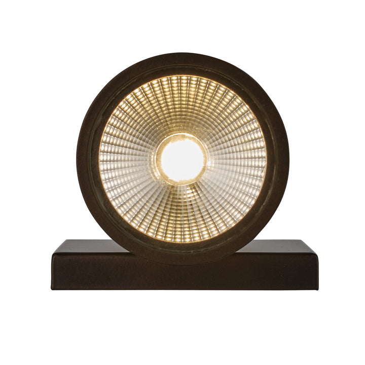 Compact Collection, Tubular/Cylindrical, Outdoor Metal Wall Sconce Light ADA - Bronza