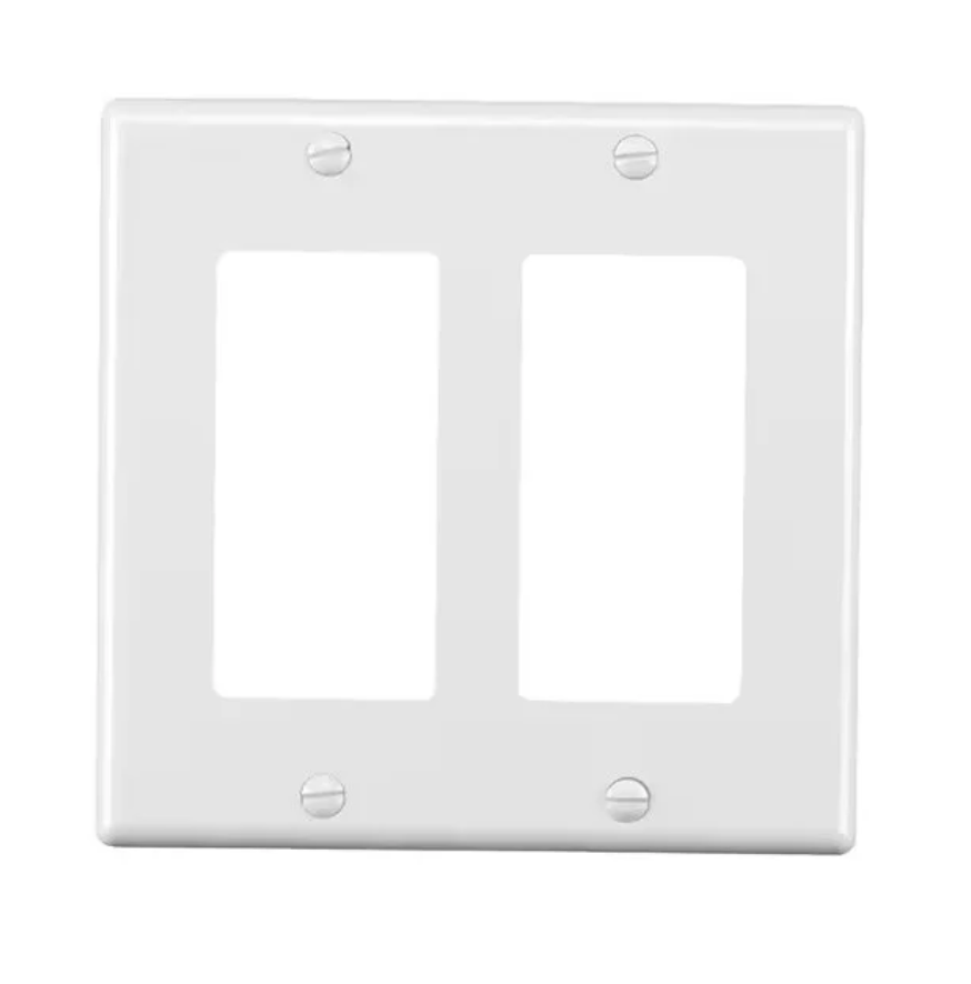 Purelite - Cover plate decorative, White - Must purchase carton quantities, 250 pcs per carton