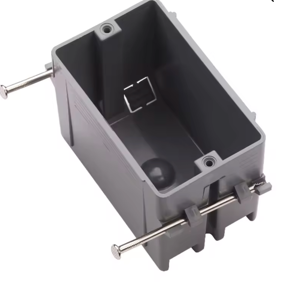 Purelite - 1Gang PVC New Work Standard Switch/Outlet / 18 Cubic Inch - Must purchase carton quantities, 100 pcs per carton