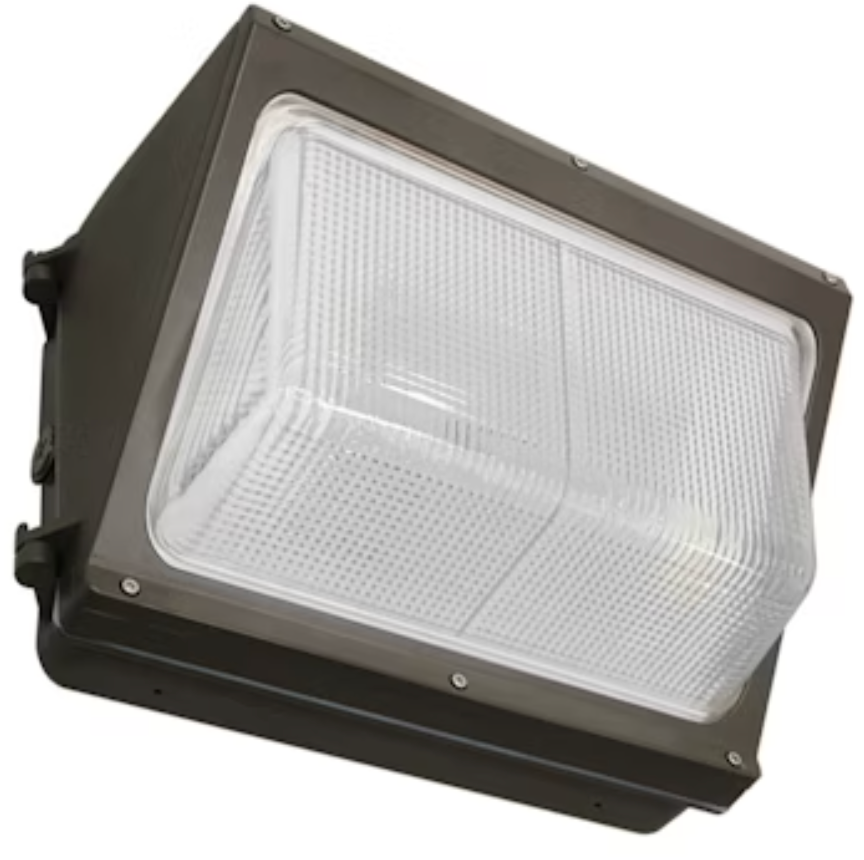 Regular Wall Pack: Full-Line, 3-CCT & 5-Power Select w/ Photocell 120W/100W/80W/60W/40W - Bronze