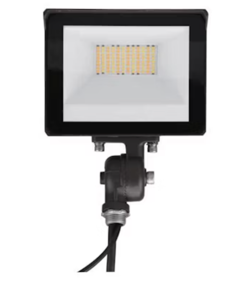 Mini Flood Light: ARCY-Line, 3-CCT & Power Select w/ Photocell 15W/25W/30W - Bronze