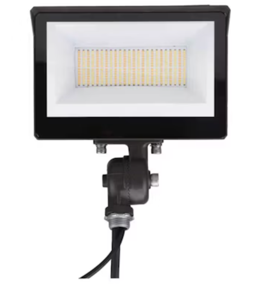 Mini Flood Light: ARCY-Line, 3-CCT & Power Select w/ Photocell 60W/80W/100W - Bronze