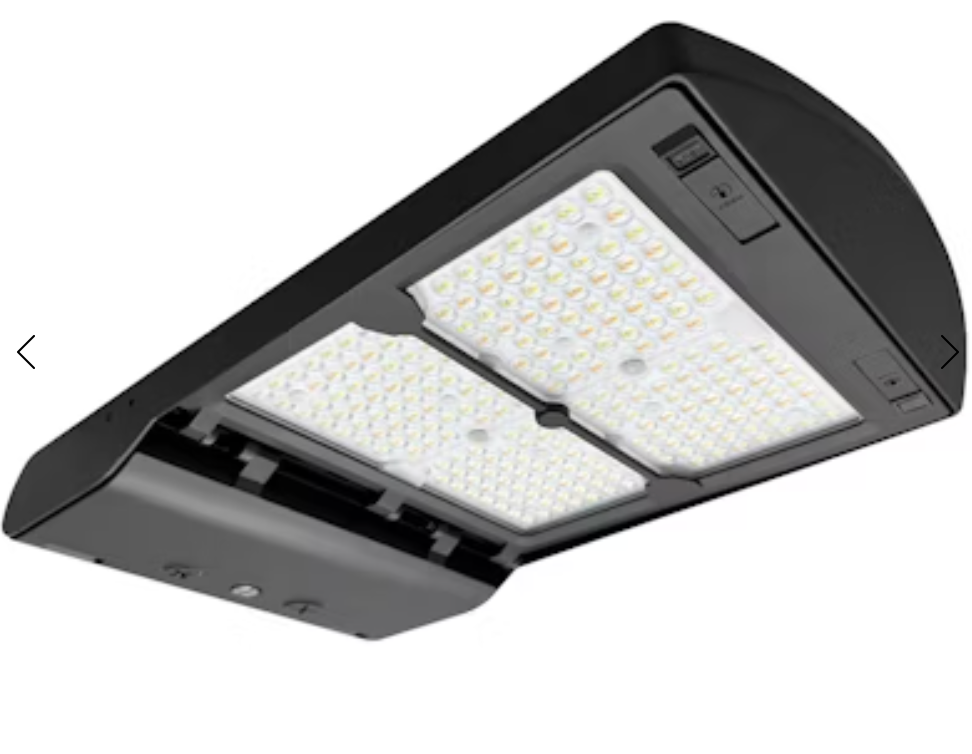 Large Area Light: Optic-Line, 3-CCT & 5-Power Select 50W/75W/100W/125W/150W, High Voltage - Black