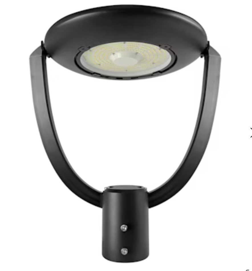 Post Top Flood: Bolt-Line, 3-CCT & 3-Power Select 75W/50W/35W - Black