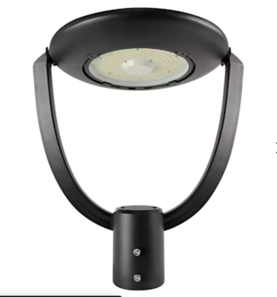 Post Top Flood: Bolt-Line 3-CCT & 3-Power Select, 150W/125W/100W - Black