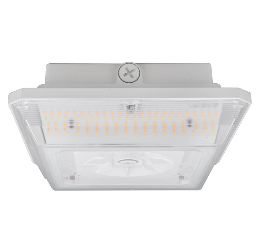Square Canopy Light: Arcy-Line 3-CCT & 3-Power Select 60W/45W/30W - White