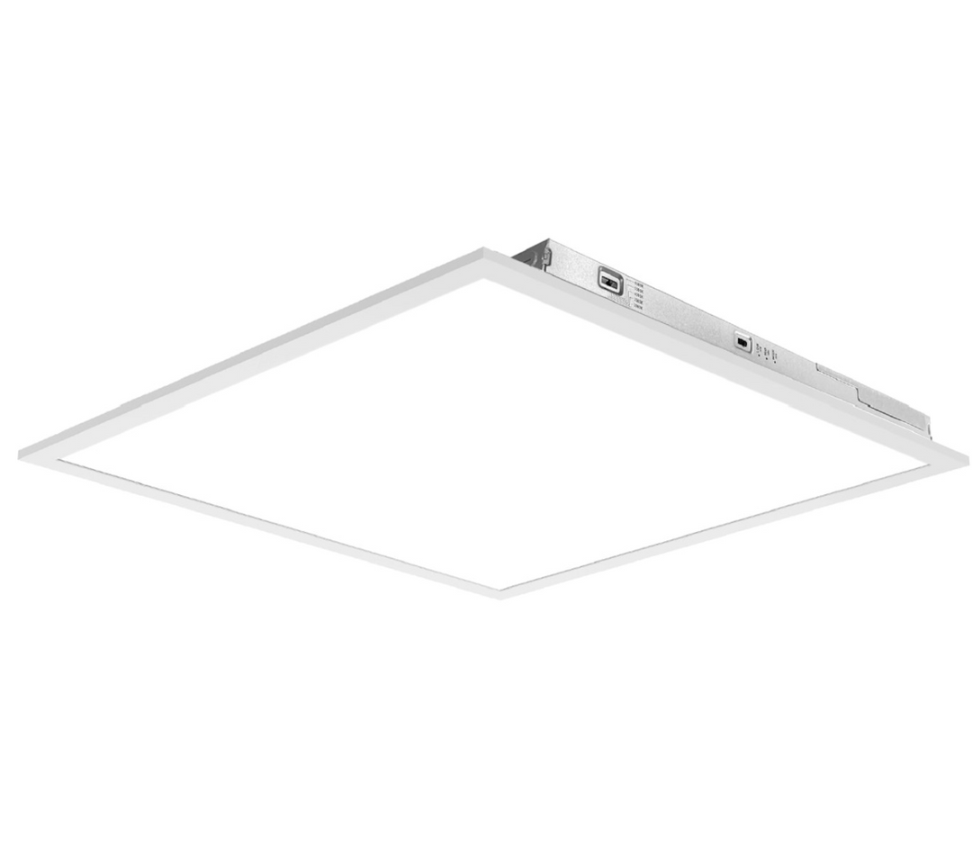 2x2 LED Panel: BackLit Line 5-CCT & 3-Power Select 40W/30W/20W - White