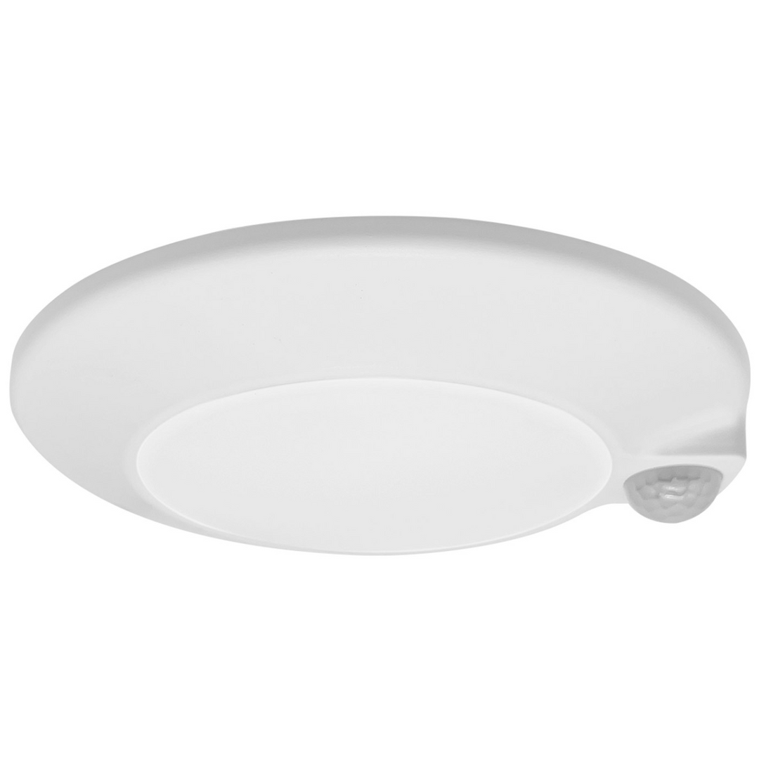 4" Disk Light w/ PIR Sensor: Cusp-Line 5-CCT Selectable 10W - White