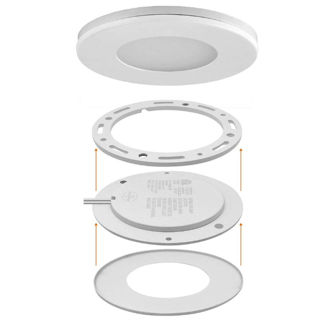 Undercabinet Puck Light 3W - White