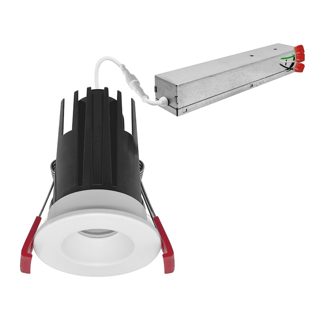 1" Smooth Downlight: SnapTrim-Line 5-CCT Select 7W - White