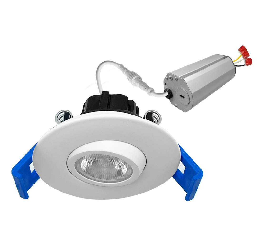 2" Gimbal Downlight: SnapTrim-Line 5CCT Selectable 5W - White