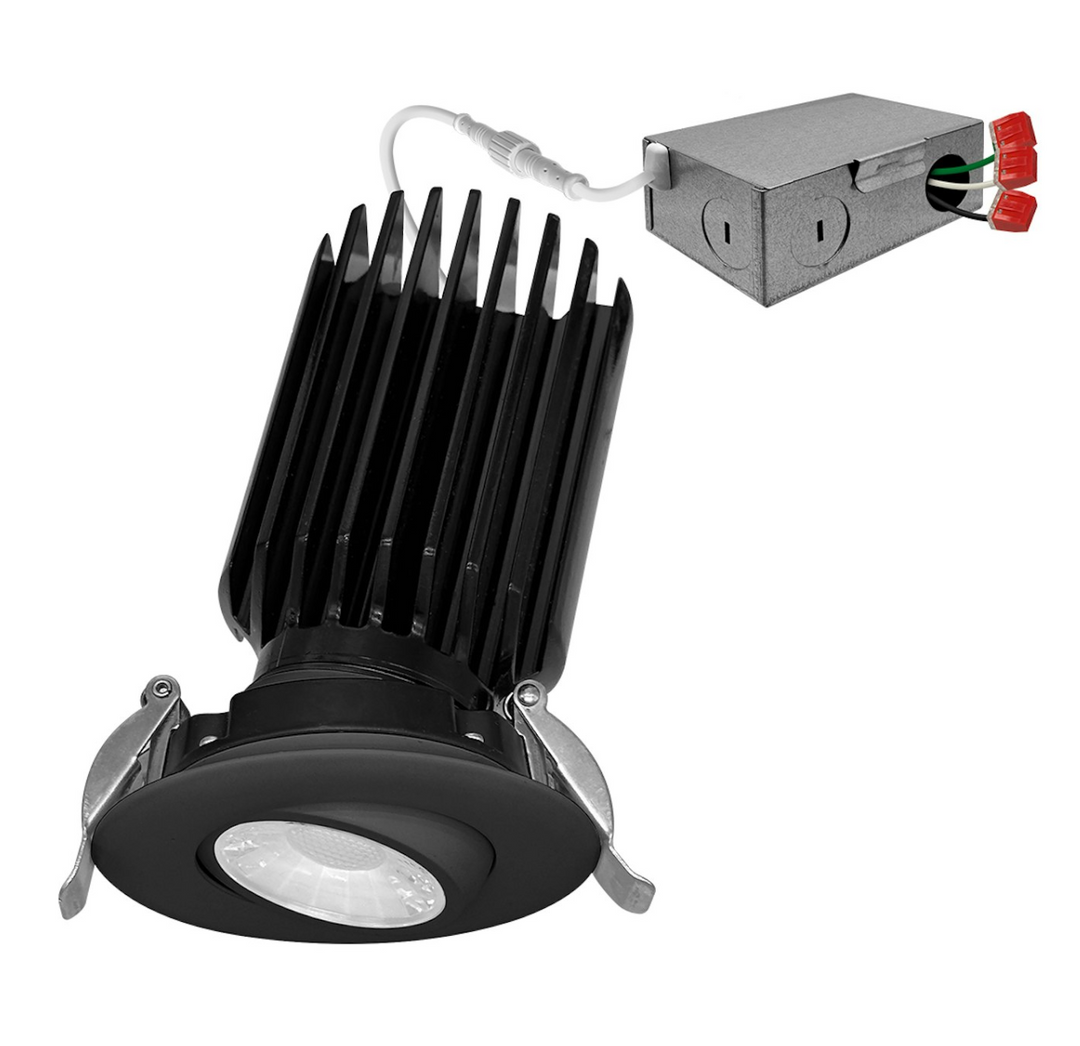 3" Gimbal Downlight: SnapTrim-Line 5-CCT Select 12W - Black