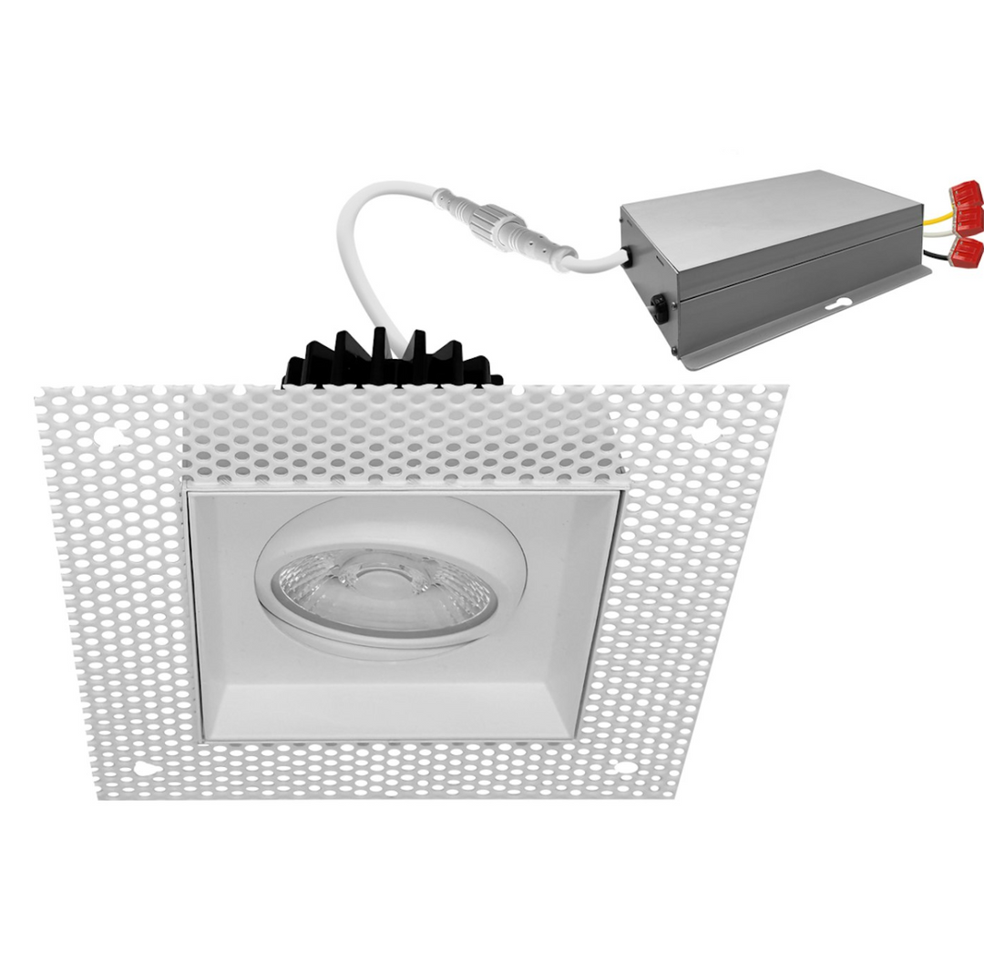 4" Multiple: Trimless Single Head 5-CCT Selectable 15W - White