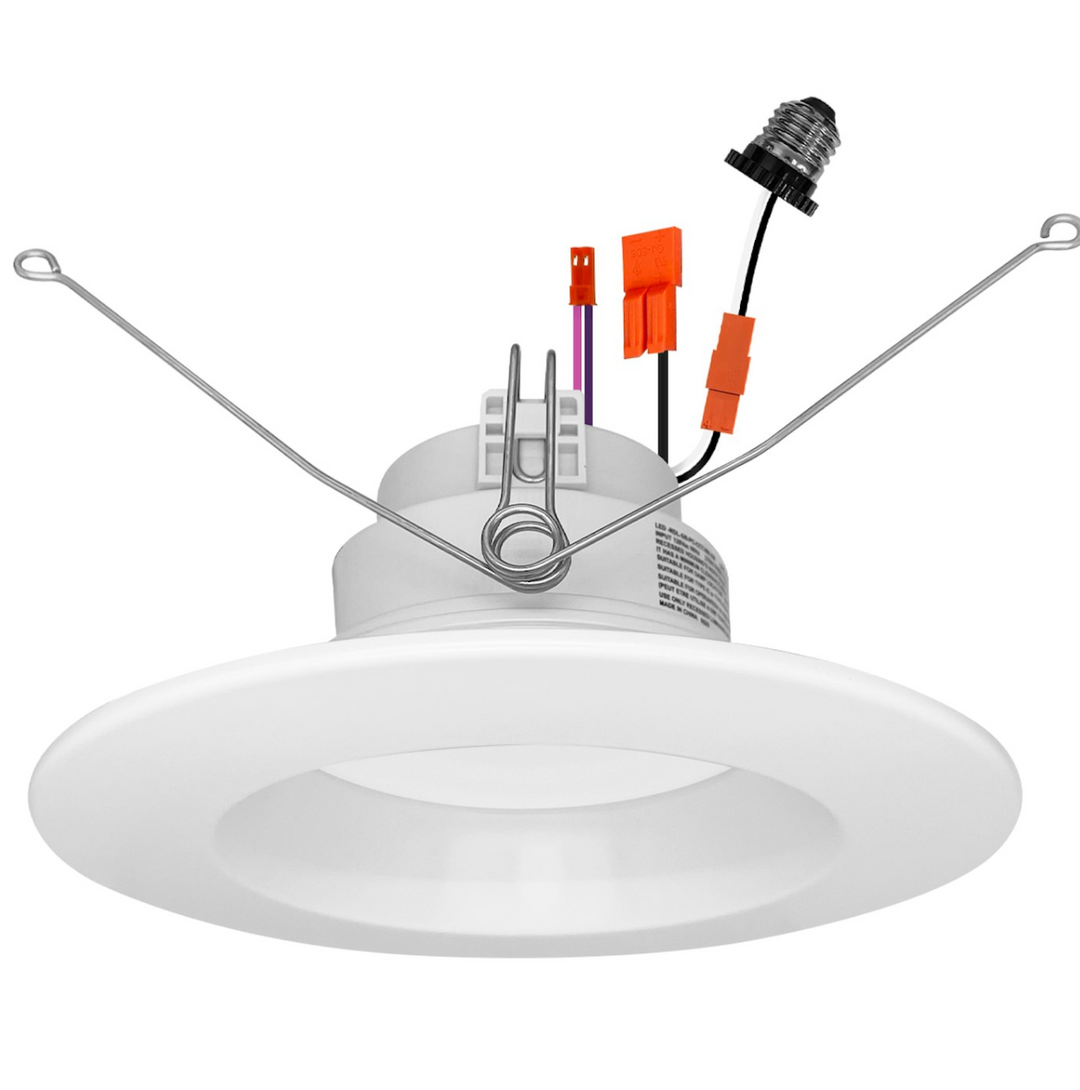 5/6" Retrofit Kit Downlight: RDL-Line 5-CCT Selectable 18W/14W/10W, UNV 120V-277V - White