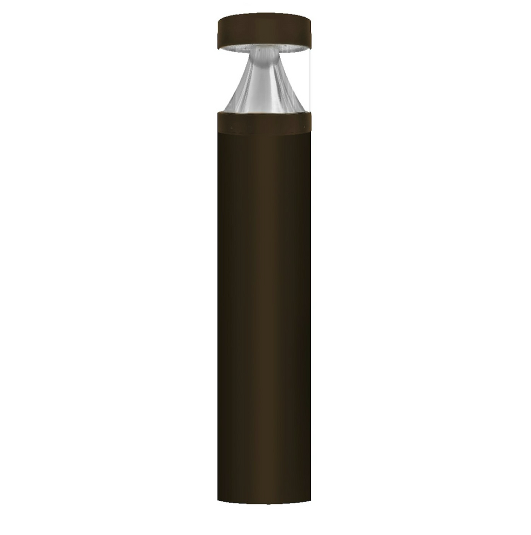 44" Bollard Base: Round 22W/16W/12W - Bronze