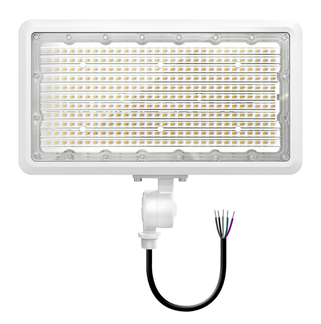 Mini Area Floodlights: XS-Line 3-CCT Selectable 150W/120W/100W - White