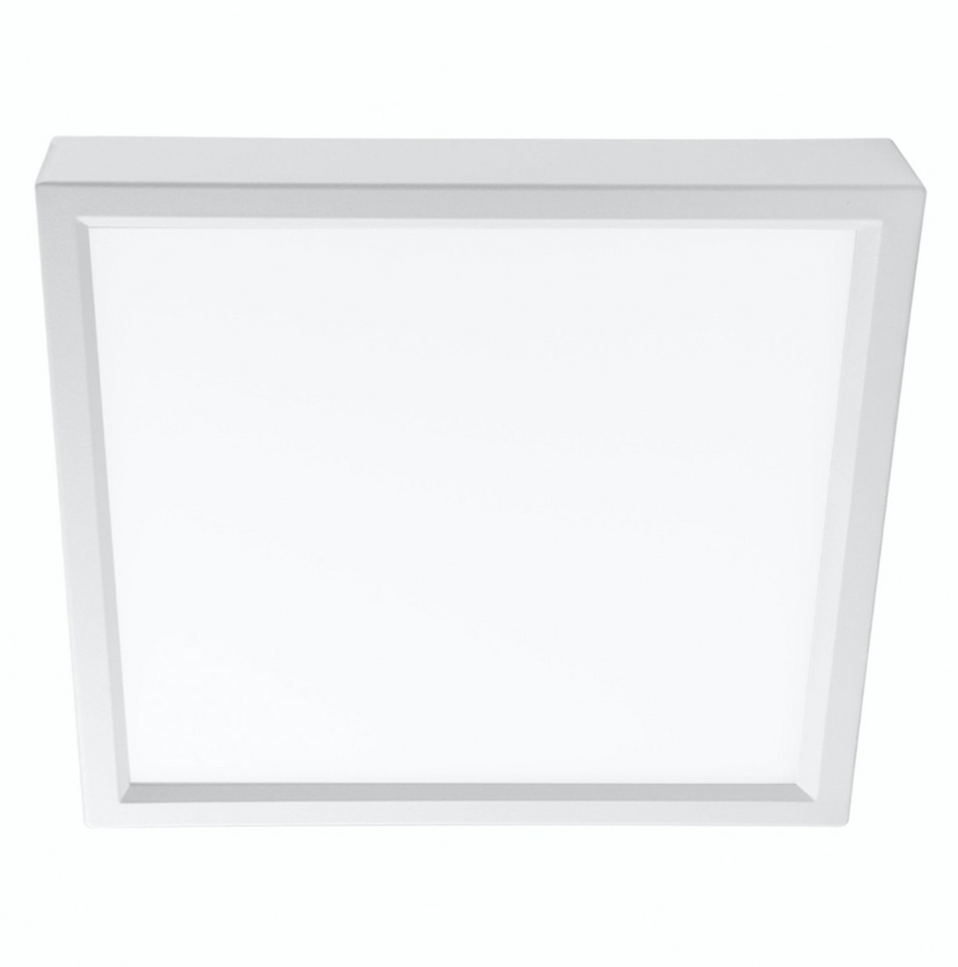 12" SlimLine Surface Mount Square 5CCT Selectable, 22W - White